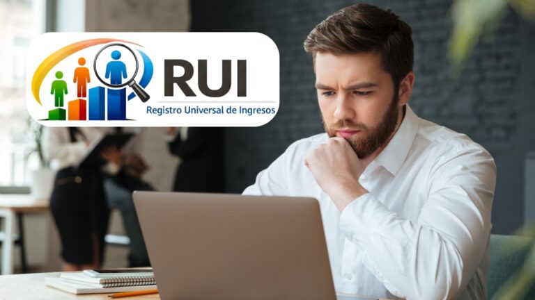 Cómo rectificar o reclamar tu calificación en el Registro Universal de Ingresos (RUI)